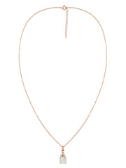 Natural Ethiopian Opal Classic Gold Pendant Necklace