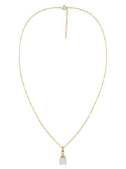 Natural Ethiopian Opal Classic Gold Pendant Necklace