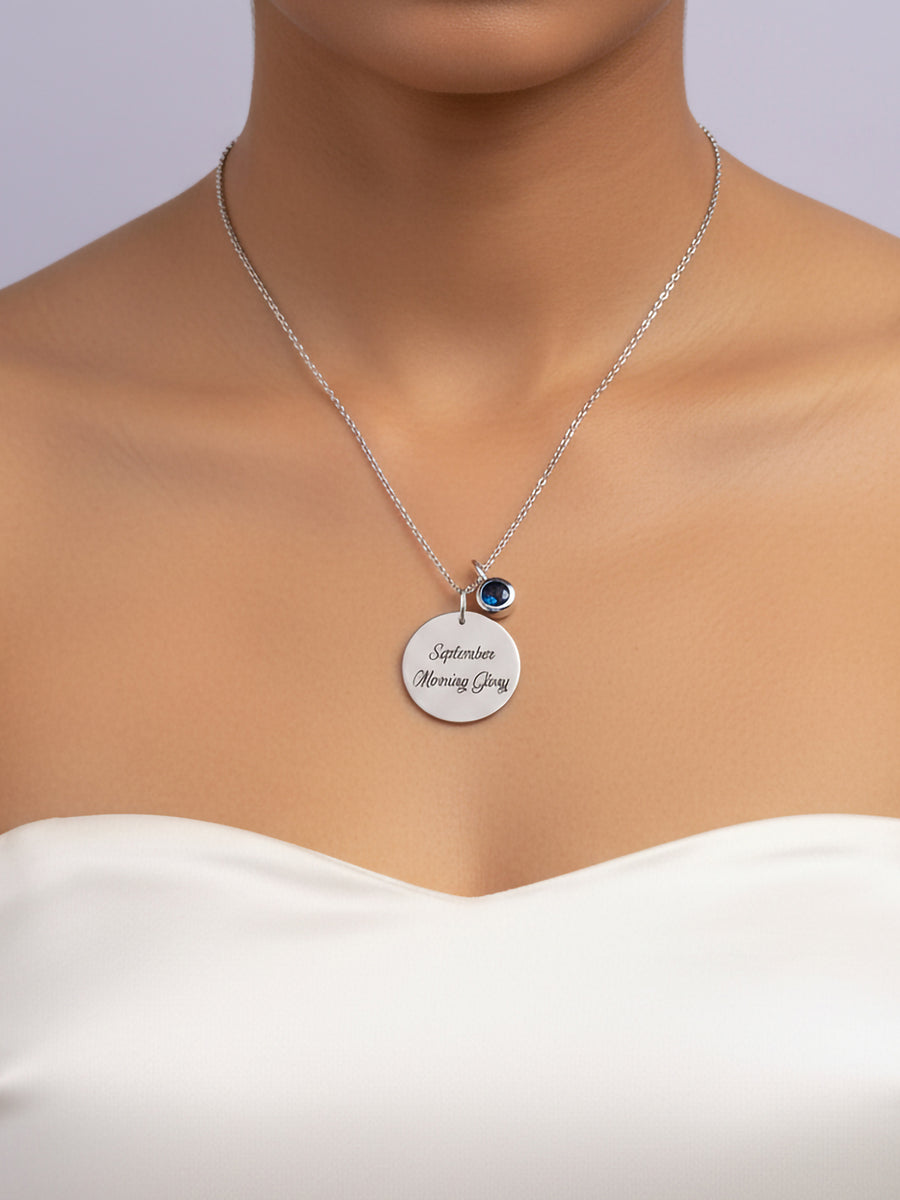 September Birth Flower Necklace