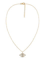 Eternal Vision Lab Grown Diamond Gold Evil Eye Pendant