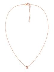 Lab Diamond Minimal Gold Pendant with Chain