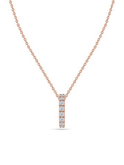 Lab Diamonds Gold Pendant With Chain