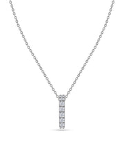 Lab Diamonds Gold Pendant With Chain