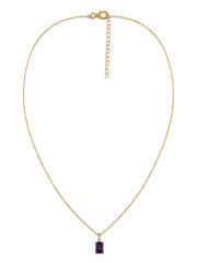 Amethyst Majesty Pendant with Chain