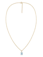 Aquamarine Majesty Pendant with Chain