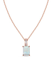 Ethiopian Opal Majesty Pendant with Chain