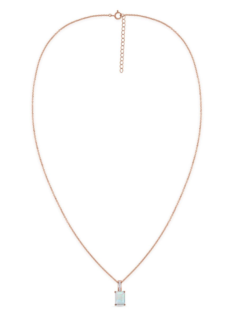 Ethiopian Opal Majesty Pendant with Chain