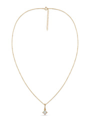 Natural Ethiopian Opal Gold Pendant With Chain