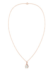 Sparkling Ethiopian Opal Pendant With Chain