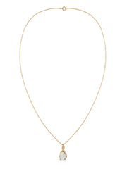 Sparkling Ethiopian Opal Pendant With Chain