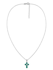 Emerald Grace Zambian Emerald Silver Pendant