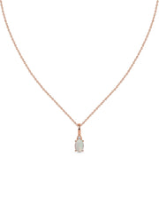 Natural Ethiopian Opal Gold Pendant With Chain