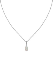 Natural Ethiopian Opal Gold Pendant With Chain