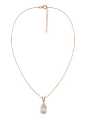 Ethiopian Opal Gold Pendant with LGD Accents