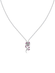 Eternal Garden Silver Valentine Necklace
