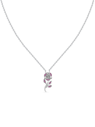Eternal Garden Silver Valentine Necklace