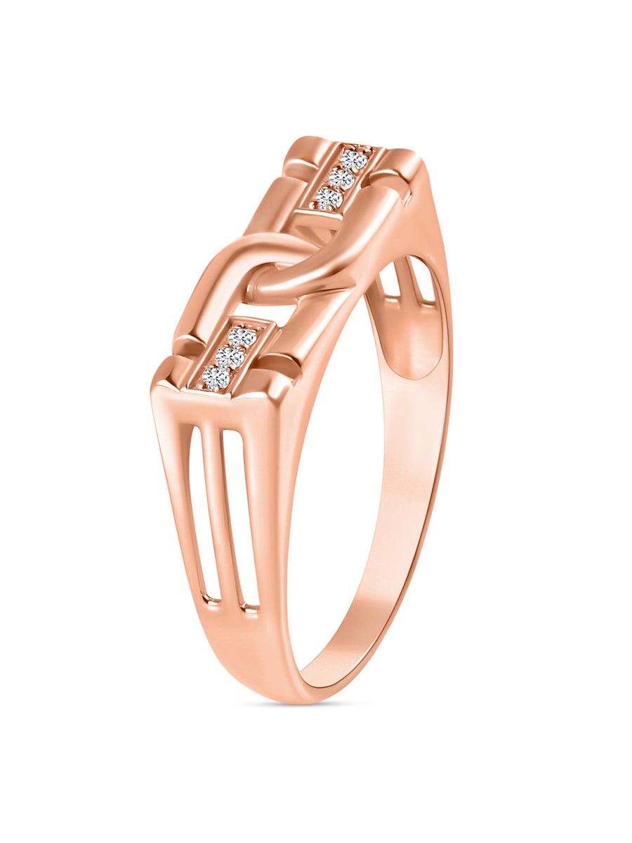 Lab Grown Engagement Diamond Ring For Men