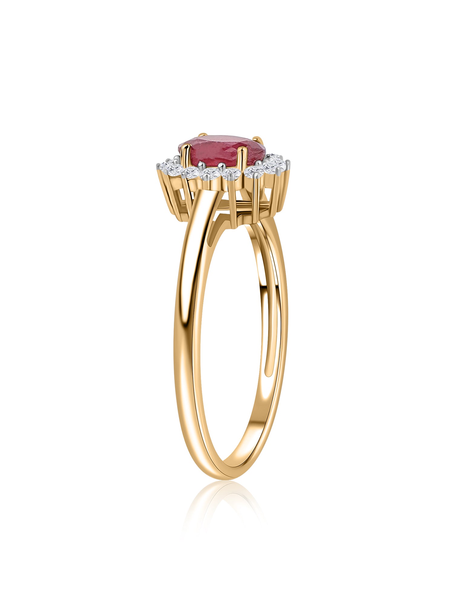 Crimson Grace Thai Ruby Silver Ring