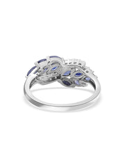 Statement Natural Blue Sapphire Designer Ring