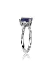 Elegant Natural Blue Sapphire Ring For Women
