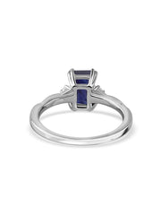 Elegant Natural Blue Sapphire Ring For Women