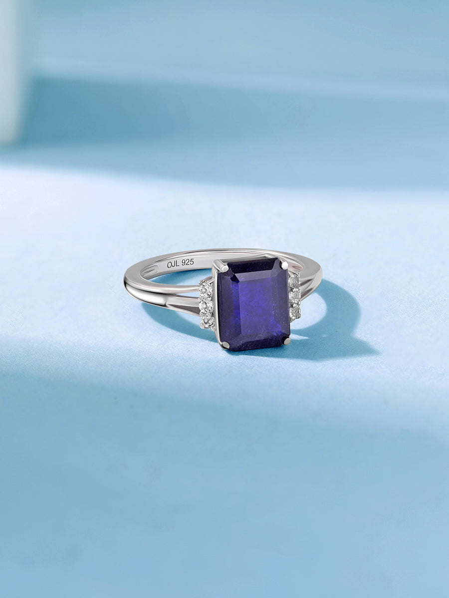 Natural Blue Sapphire Cocktail Ring