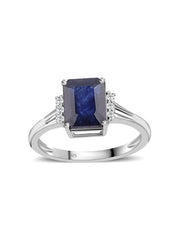 Natural Blue Sapphire Cocktail Ring