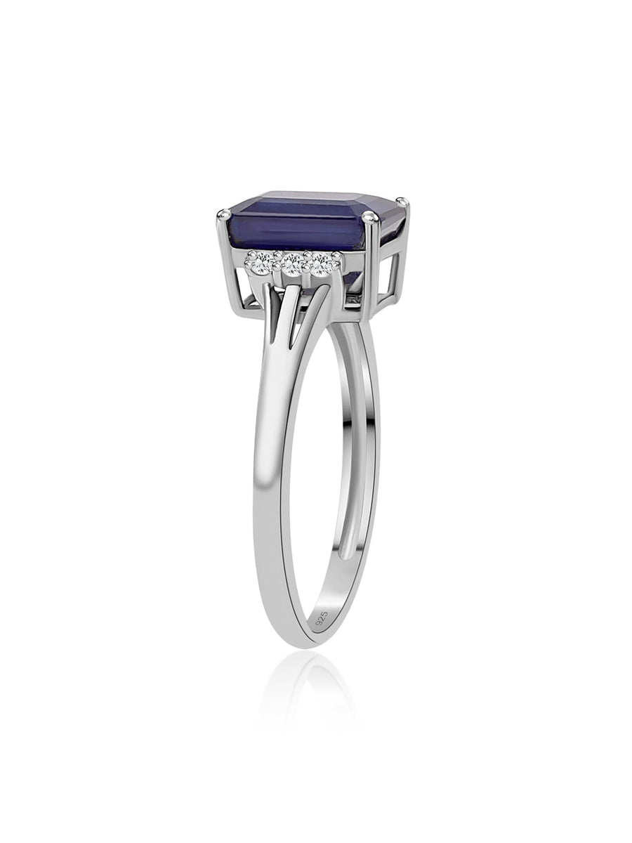 Natural Blue Sapphire Cocktail Ring