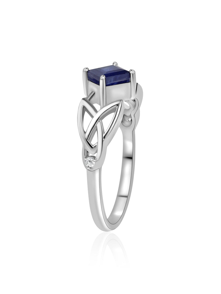Natural Blue Sapphire Designer Ring