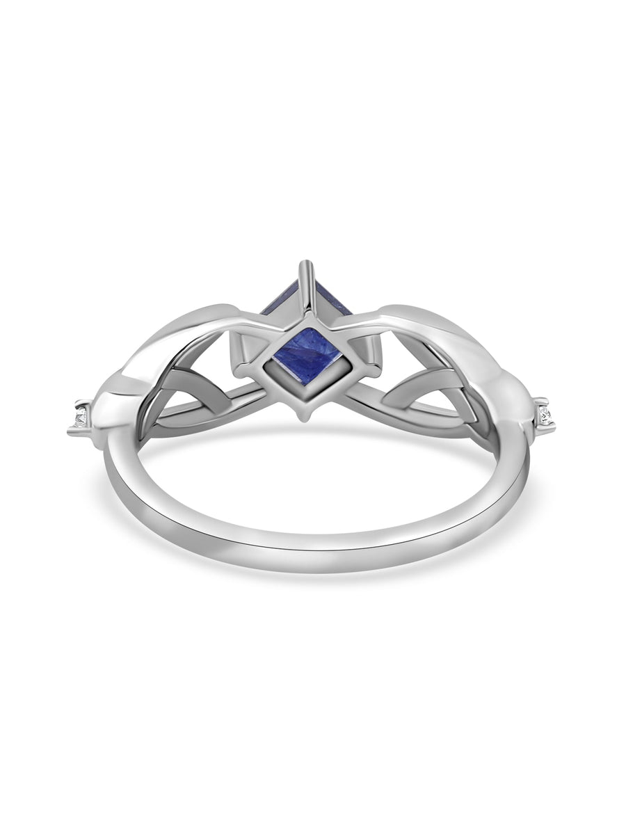 Natural Blue Sapphire Designer Ring