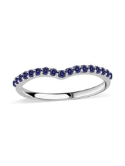 Elegant Natural Blue Sapphires Ring