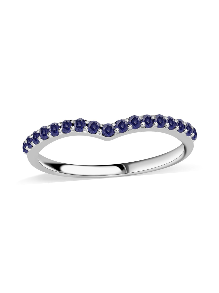 Elegant Natural Blue Sapphires Ring