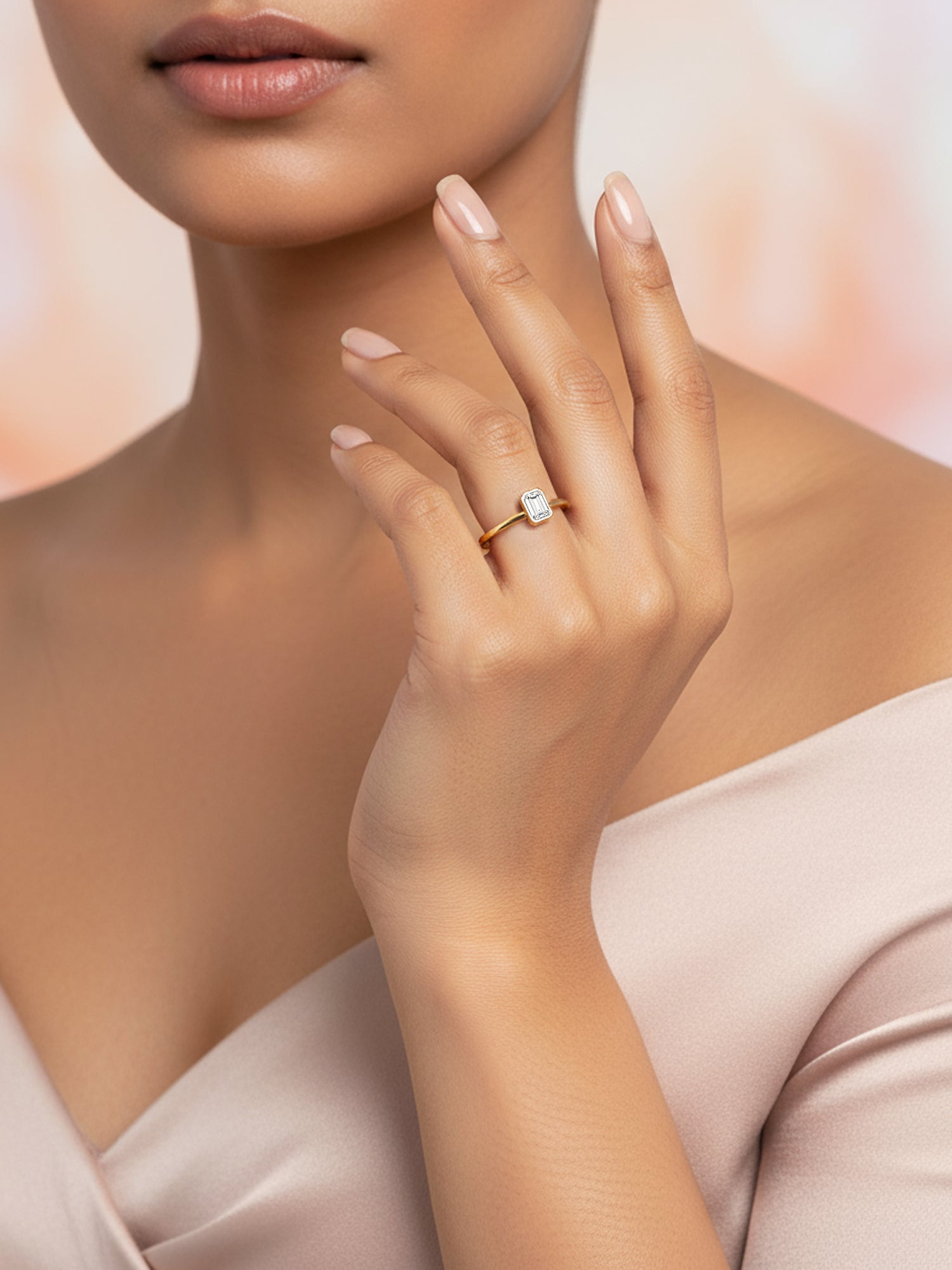 Lab Grown 0.50 Carat Solitaire Diamond Ring