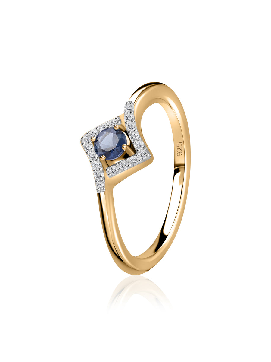 Celestial Natural Blue Sapphire Ring