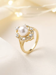 Royalty Pearl Ring For Women