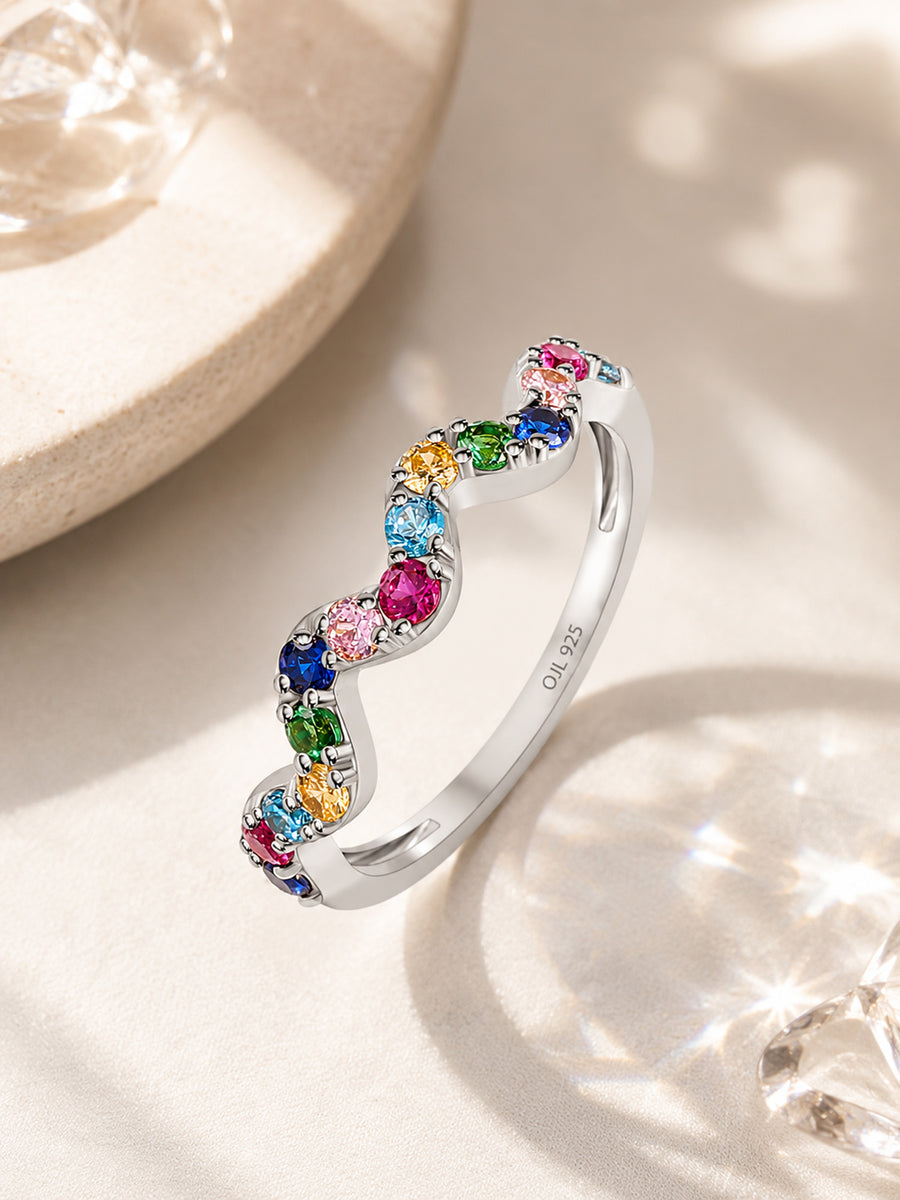 Waves Of Color Ring