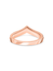 V Double Shank Lab Grown Diamond Ring