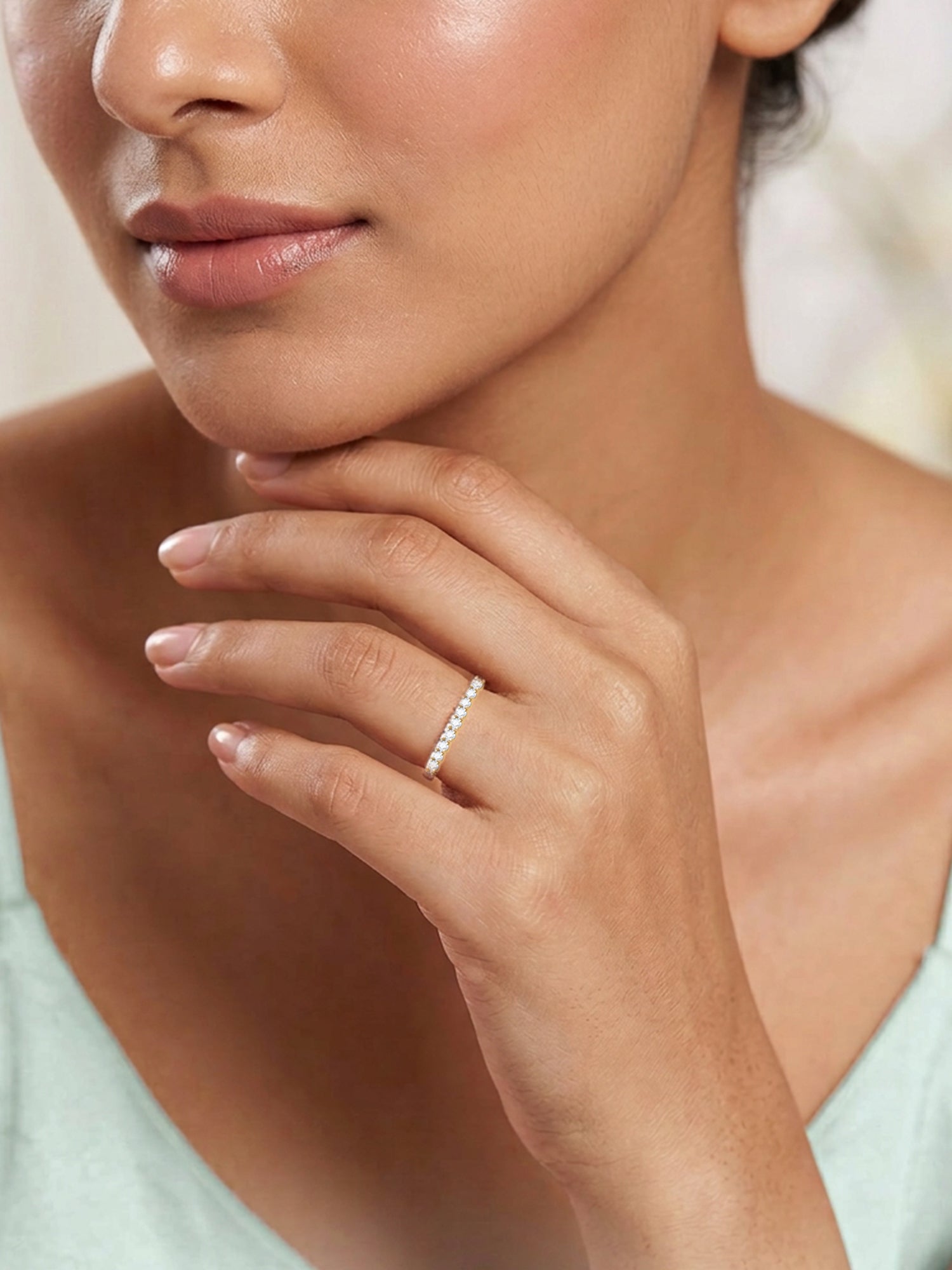 Pretty Lab Diamond Band Ring