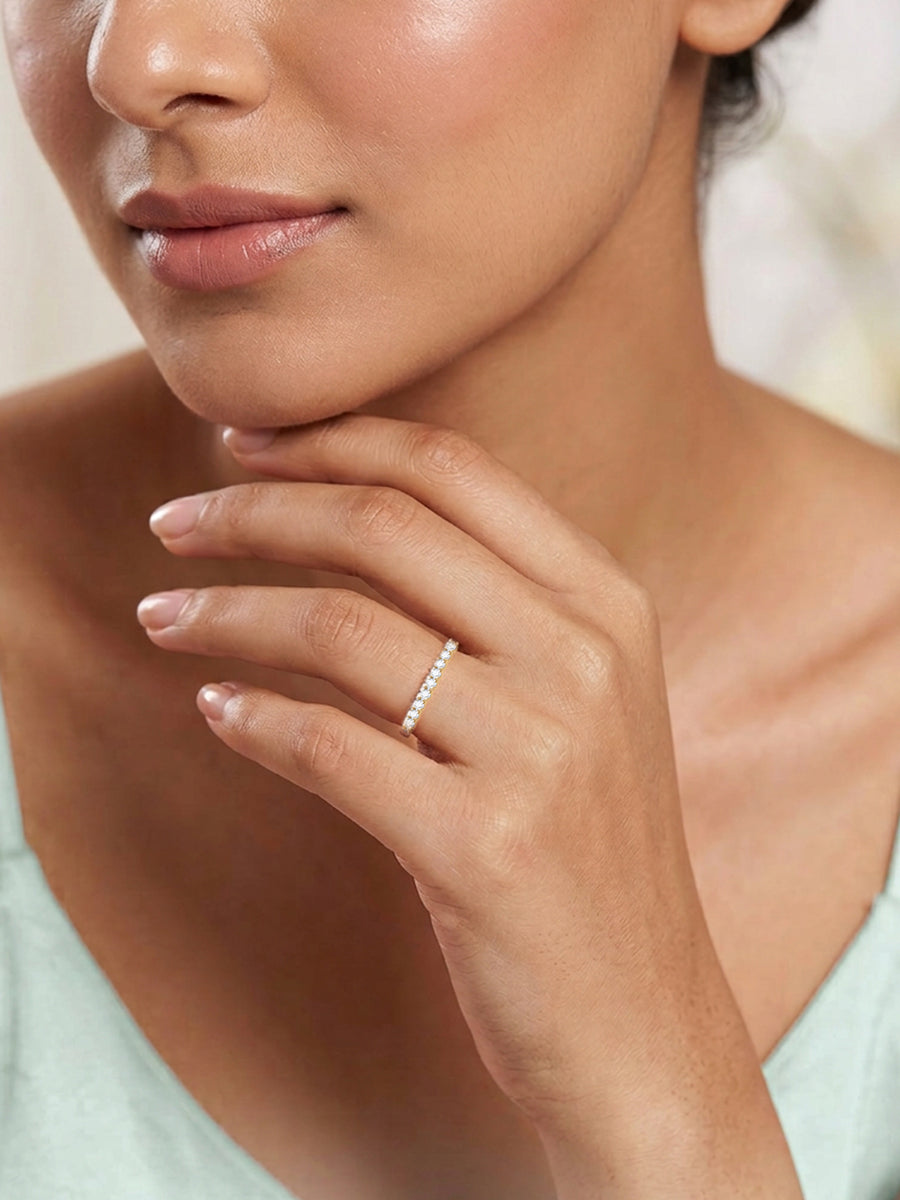 Pretty Lab Diamond Band Ring