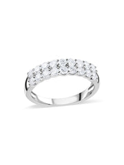 Double Shank Eternity Lab Grown Diamond Band Ring