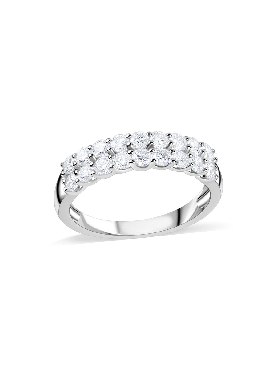Double Shank Eternity Lab Grown Diamond Band Ring