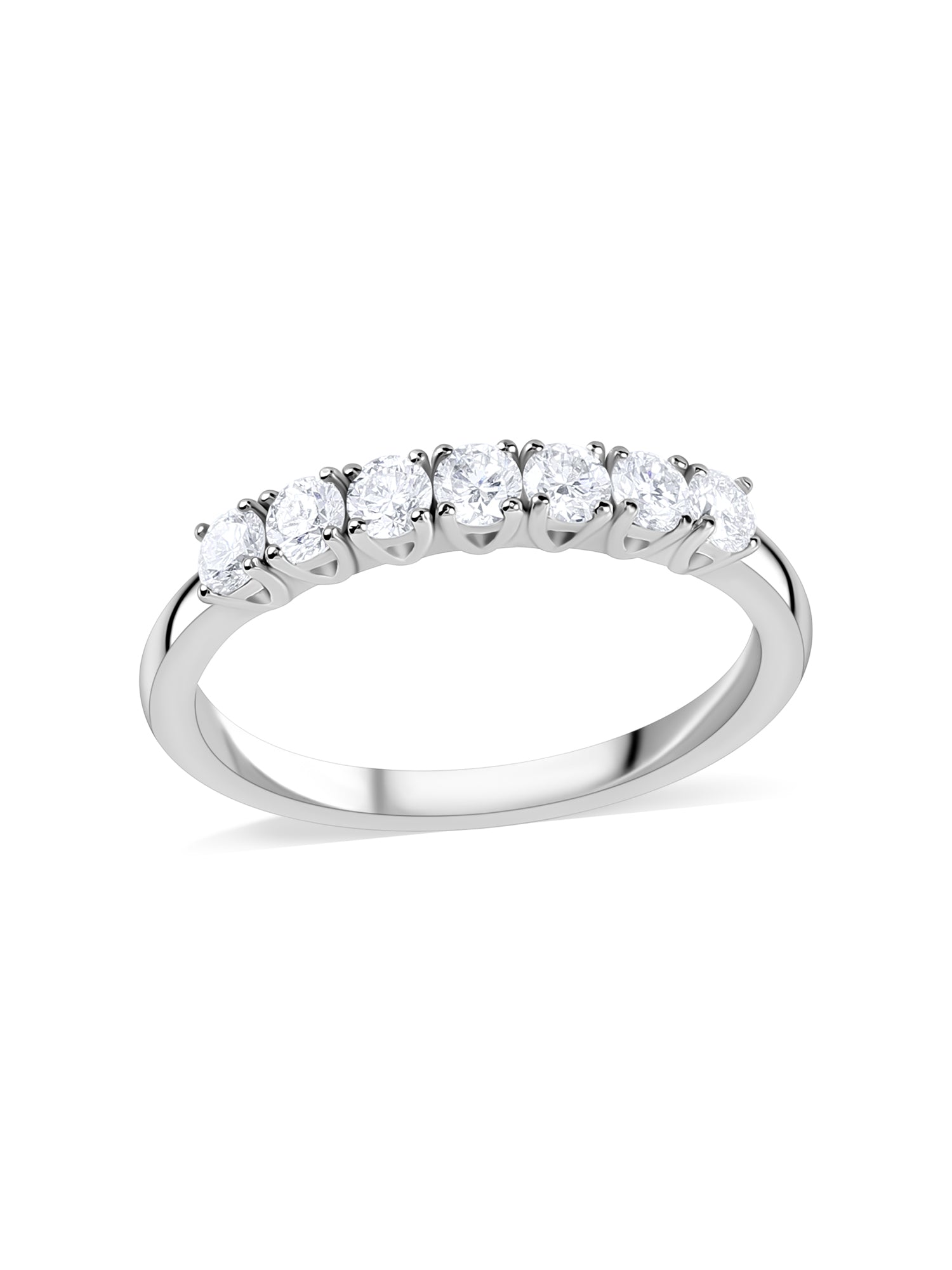 7 Star Lab Diamond Band Ring