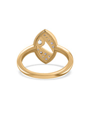 Twilight Flow Natural Tanzanite Silver Ring