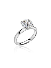 Golden Embrace Round Diamond Solitaire Ring