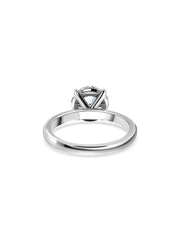 Golden Embrace Round Diamond Solitaire Ring