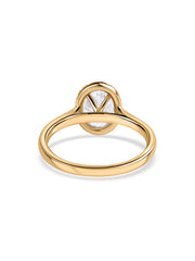 Oval Halo 1 Carat Lab Grown Diamond Ring
