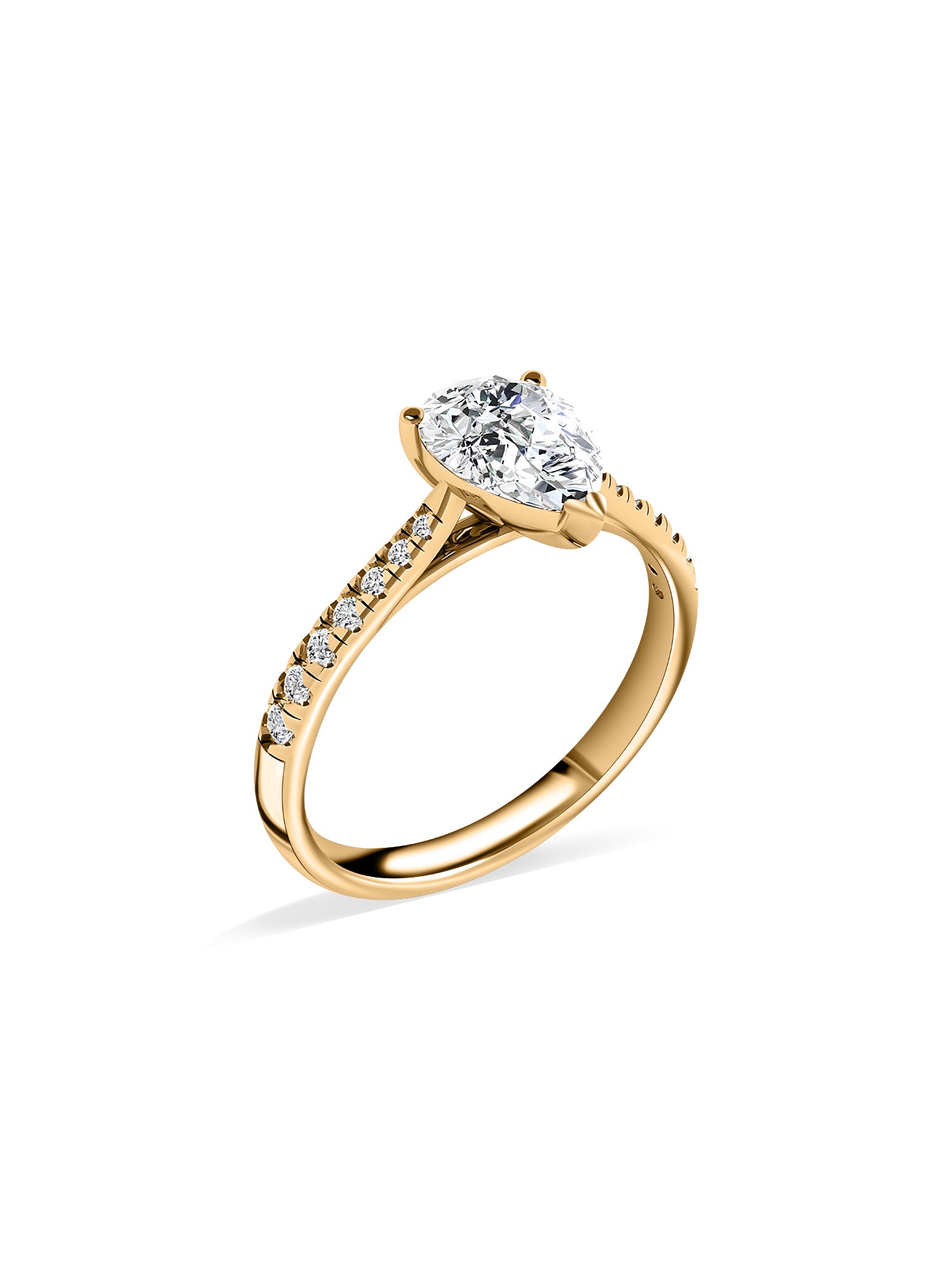 Halo Embrace Round Diamond Ring