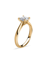 1 Carat Sculpted Glow Princess Solitaire Ring