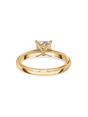 1 Carat Sculpted Glow Princess Solitaire Ring