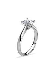 1 Carat Sculpted Glow Princess Solitaire Ring
